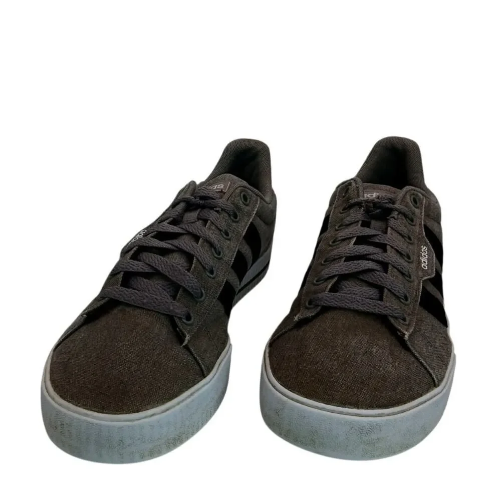 Adidas Daily 3.0 Men's Gray & Black Casual Dress Sneakers - Size: 8 1/2